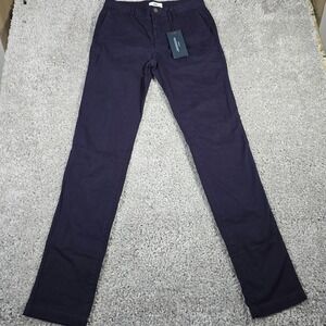Spoke Pants Mens 31 (Fits 31x34.5) Blue Heros Build B Chino Trousers Office